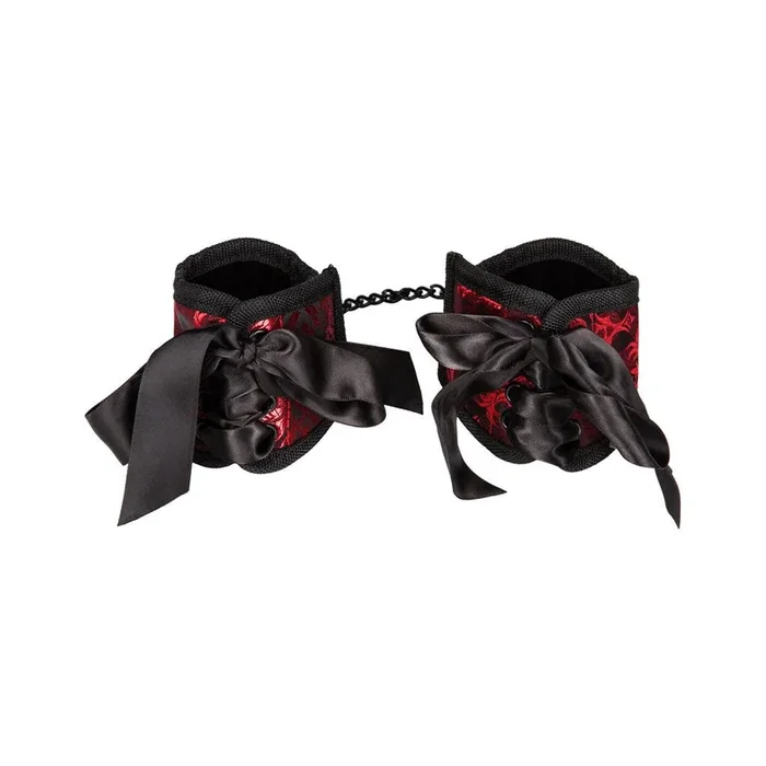 Scandal Corset Cuffs – Red