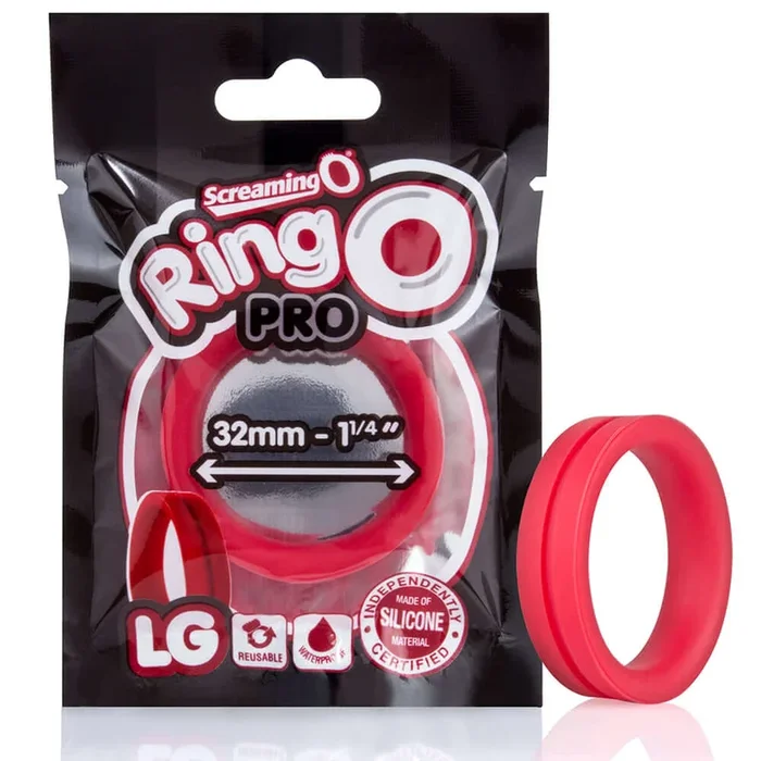 Screaming O Ring O Pro – Red Silicone Erection Enhancer
