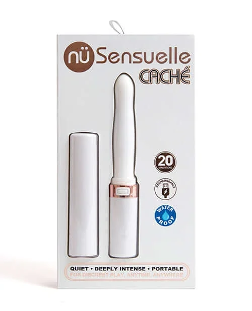 Sensuelle Cache 20 Function Covered Vibe White from Nu Sensuelle