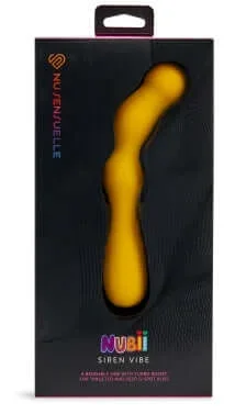 Sensuelle Nubii Siren G-Spot Vibrator Yellow: Customize Your Bliss