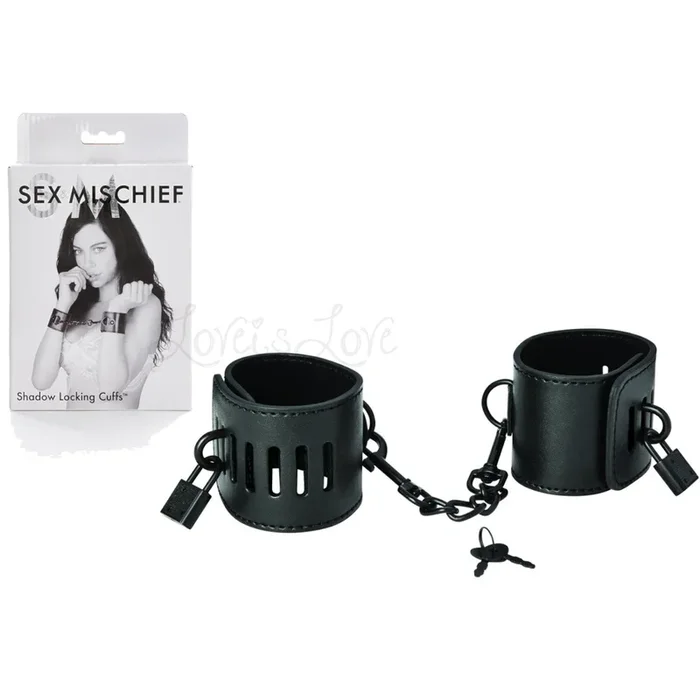 Sex & Mischief Shadow Locking Cuffs