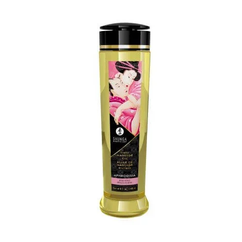 Shunga Massage Oil Aphrodisia Rose Petals 8 Oz