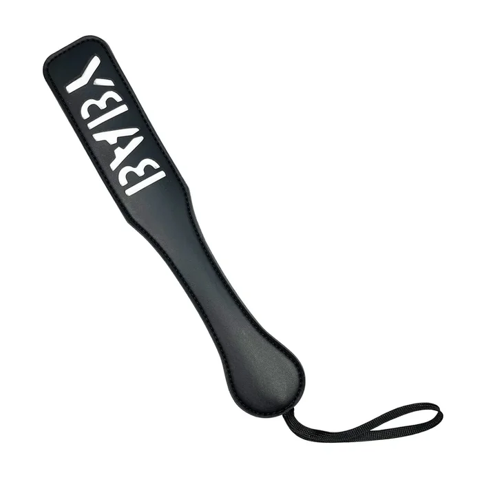 Slapper Paddle with Reverse BABY by Fetish Pleasure Play in Black