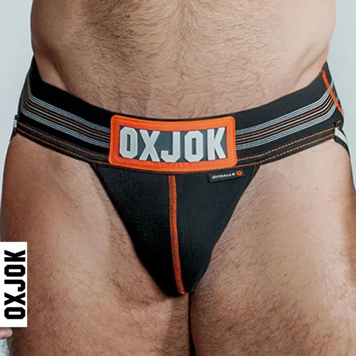 Slingjock Upthrust Slider-Strap Jock Black Iron – Large
