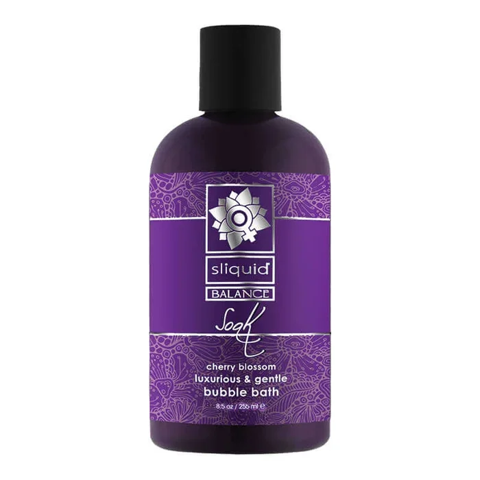 Sliquid Balance Soak Cherry Blossom Bubble Bath 8.5 oz