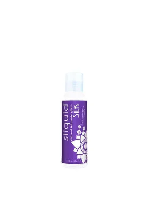 Sliquid Naturals Silk Water-Based Silicone Hybrid Personal Lubricant 2 Oz