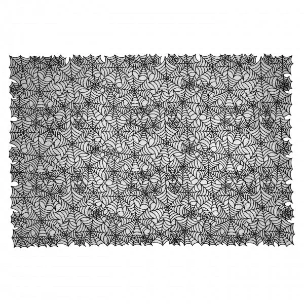 Spider Web Table Cloth 60X90 – Black
