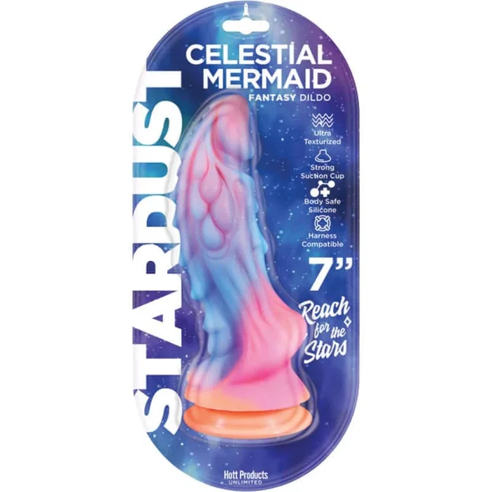 Stardust Celestial Mermaid 7 Inch Silicone Dildo