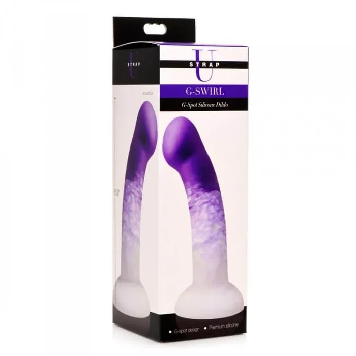 Strap U G-Spot Dildo Silicone Purple