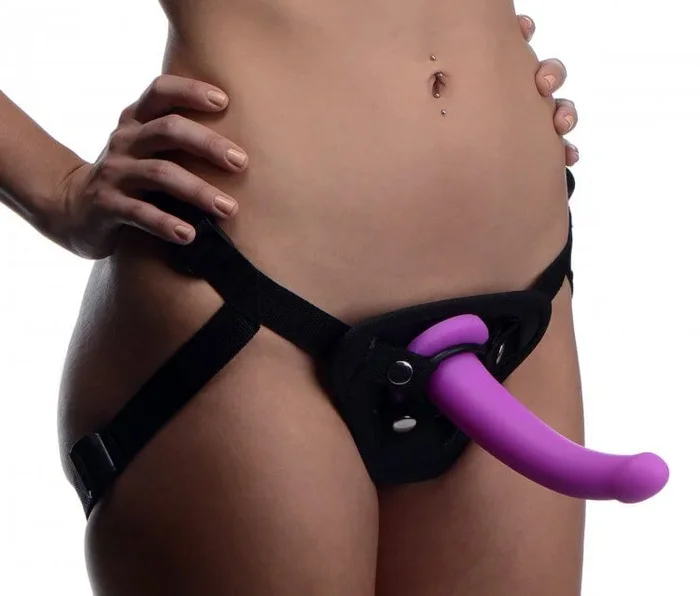 Strap U Navigator Silicone G-Spot Dildo with Harness: Explore New Pleasure Territory