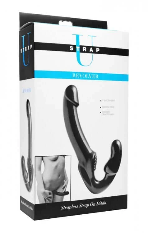 Strap U Revolver Strapless Strap On Dildo: Uninhibited Partner Penetration without a Harness!