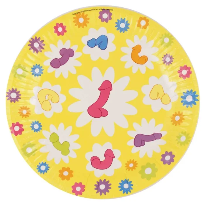 Super Fun Penis Paper Plates – Set of 8