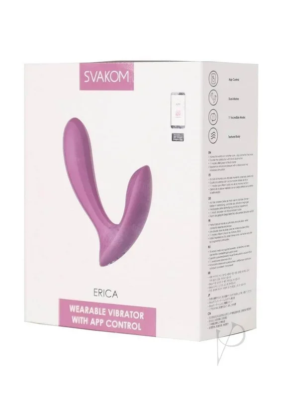 SVAKOM’s Erica: App-Controlled Dual-Motor Vibrator for Customized Pleasure