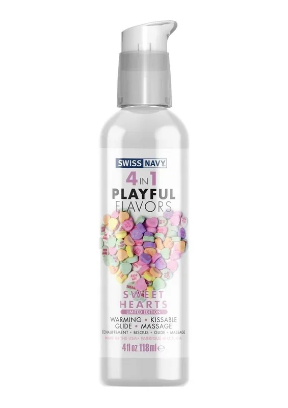 Swiss Navy 4 In 1 Sweetheats Warming Flavored Lubricant