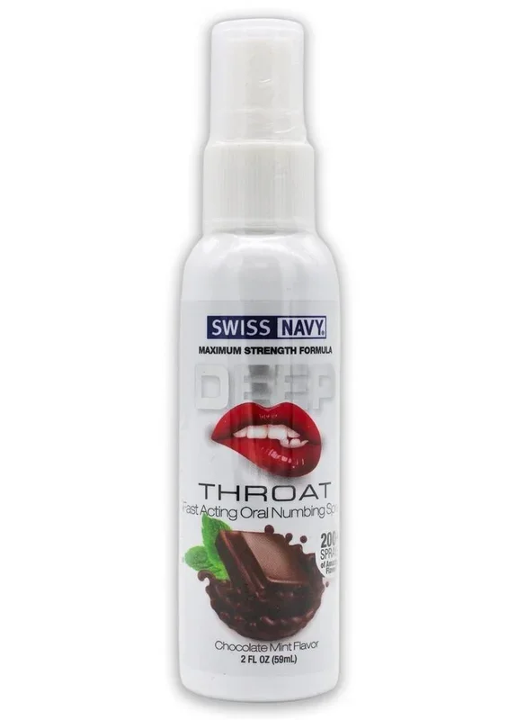 Swiss Navy Deep Throat Spray – Chocolate Mint
