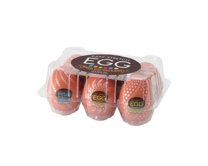 Tenga – Egg Hard Gel Edition Discreet Masturbator Variety Pack