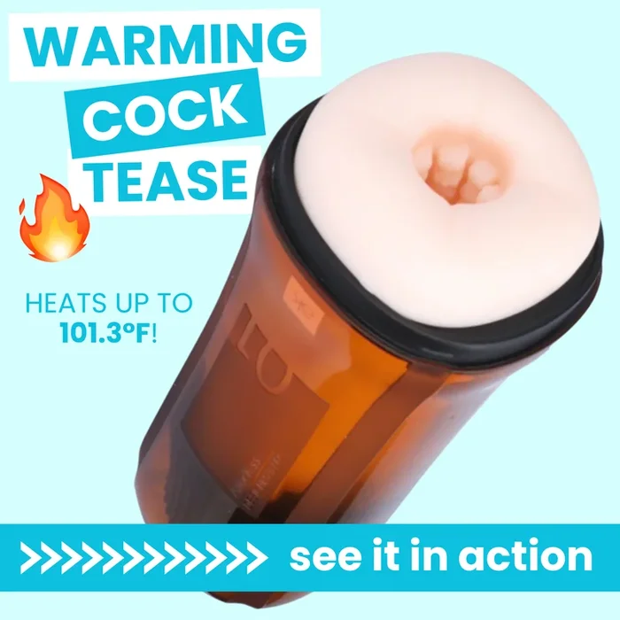 The Angel Vibrating & Heating Masturbator – Rechargeable with 5 Vibration Modes!