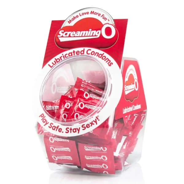 The Screaming O Condoms Fishbowl – 144 Pieces