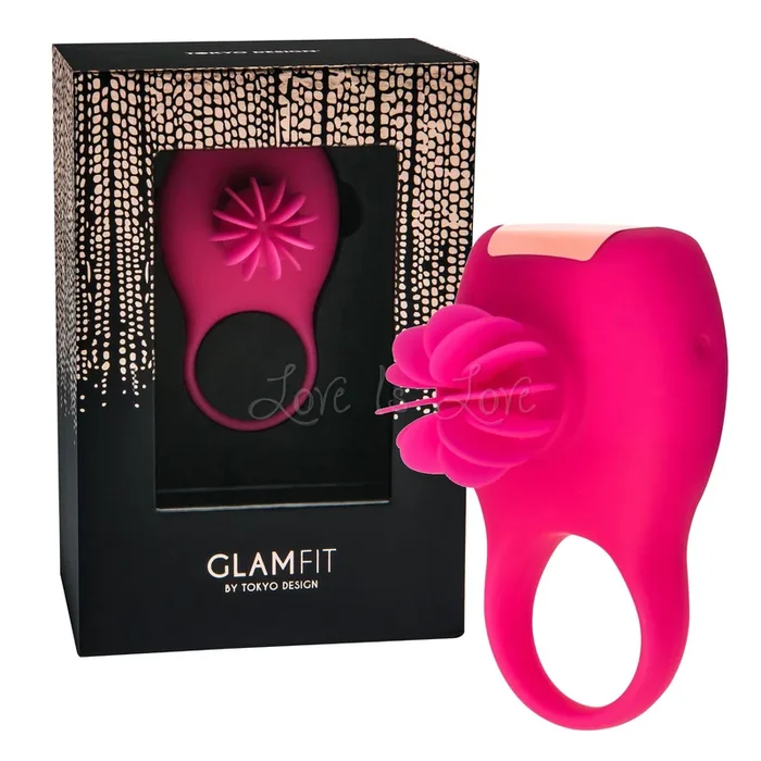 Tokyo Design Glamfit Rotating Pleasure Ring Cerise