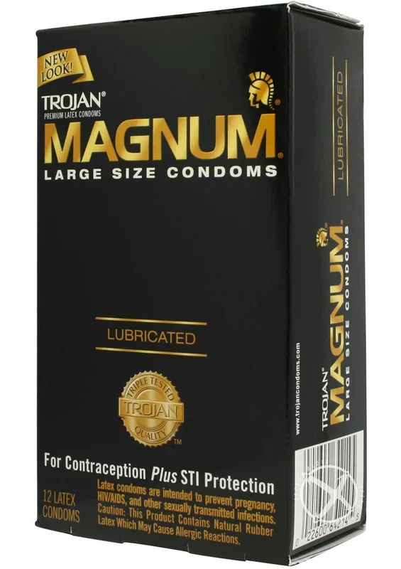 Trojan Condom Magnum Large Size Lubricated