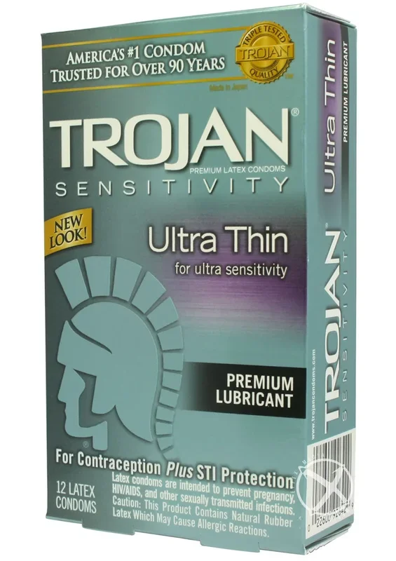 Trojan Condom Sensitivity Ultra Thin Lubricated