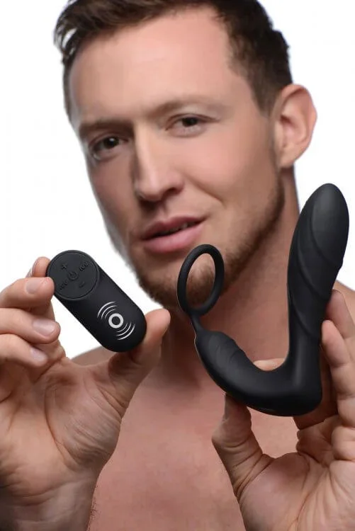 Under Control Prostate Vibe and Ball Strap: Ultimate Pleasure Duo