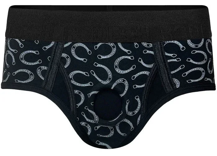 Unisex Horseshoes Harness Brief M