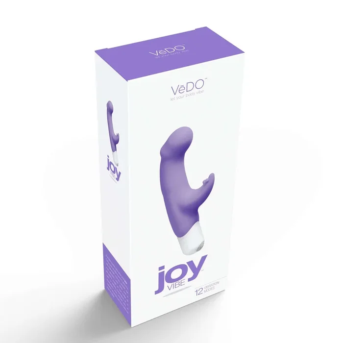 Vedo Joy Vibe – Silicone G-Spot and Clitoral Vibrator for Double Pleasure