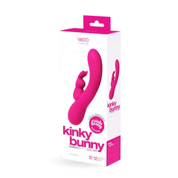 Vedo Kinky Bunny Dual Rabbit Vibrator Pink