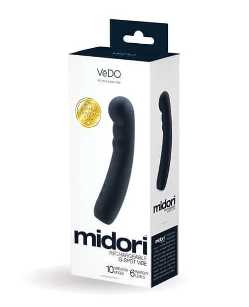 Vedo Midori Rechargeable G-Spot Vibe Just Black