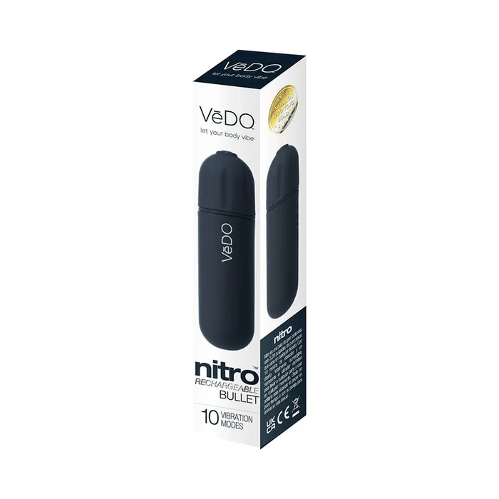VeDO Nitro Rechargeable Bullet Vibe Black