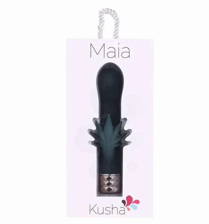 Vibrador KUSHA Serie 420 Crystal Gems recargable por USB con 10 funciones para el punto G