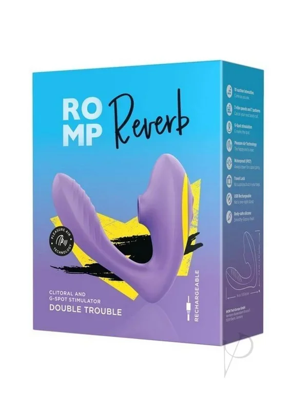 We-Vibe Romp Reverb Purple Yellow: A Powerful Rabbit Vibrator with Pleasure Air Technology