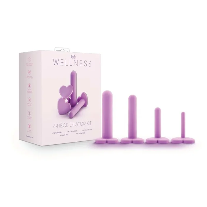 Wellness – Dilator Kit – Purple Vaginal Dilators – Set of 4 Sizes