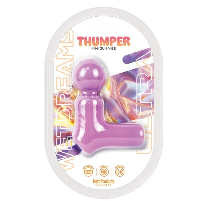 Wet Dreams Thumper Vibrating Massage Wand – Lilac