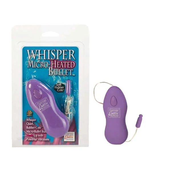 Whisper Micro Heated Purple Vibrator