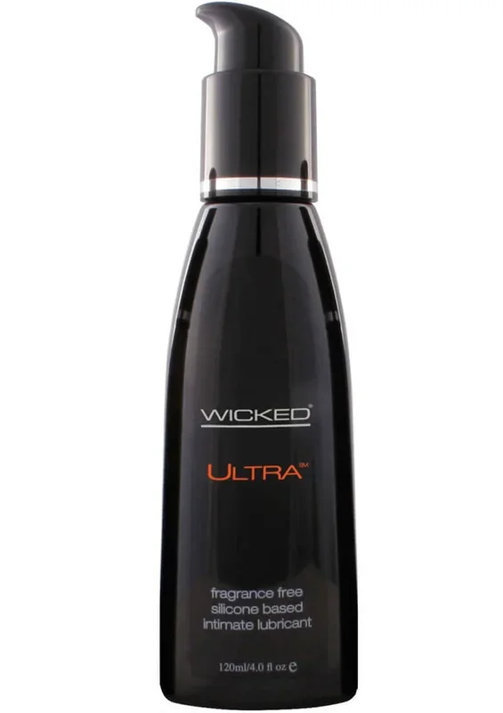 Wicked Ultra Unscented Silicone Lube – 4 oz | Vegan, Cruelty-Free, Fragrance-Free