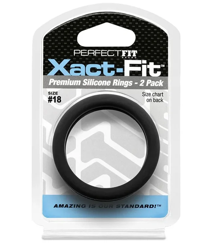 Xact-Fit Precision Fit Male Rings 2-Pack – Comfortable Stretch Cock Rings