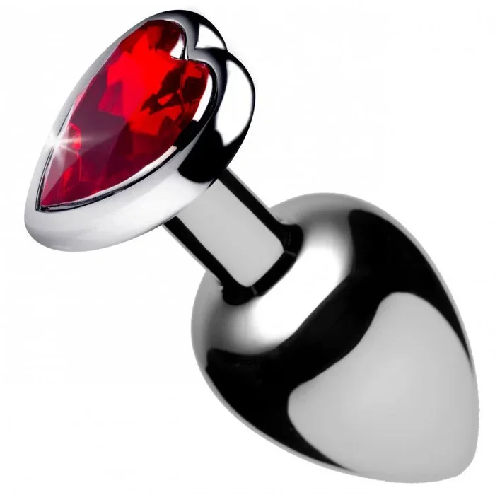 Xr Booty Sparks Medium Red Heart Aluminum Anal Plug