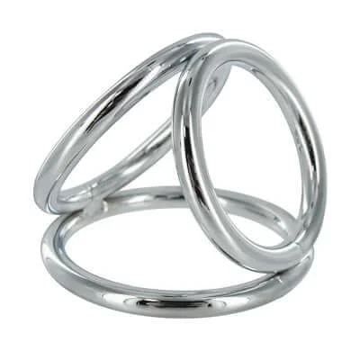 XR Brands Master Series The Triad Large 2 inches Triple Cock Ring