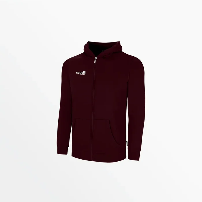 YOUTH BASICS FLEECE ZIP UP HOODIE