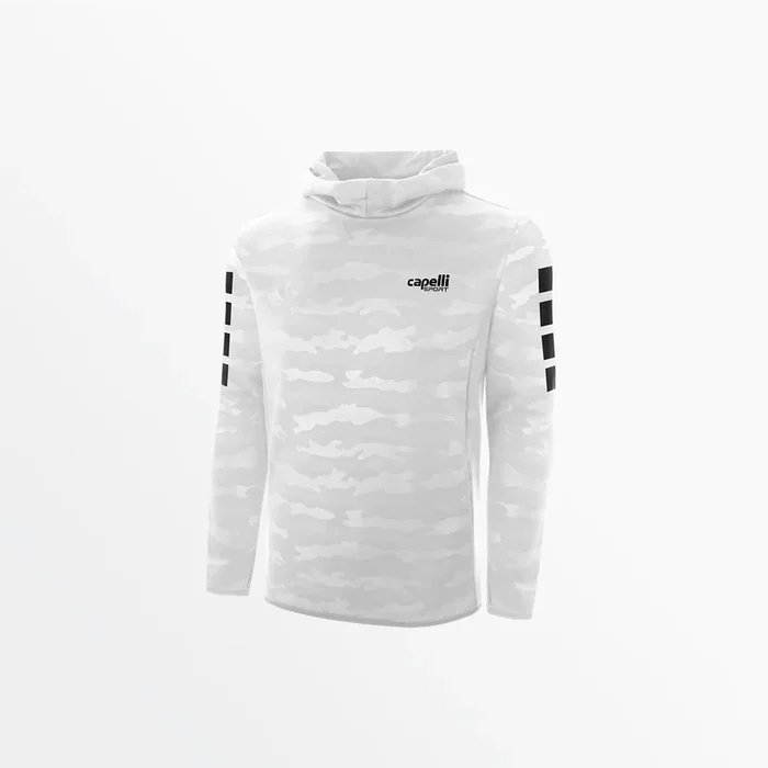 YOUTH BASICS I CAMO EMBOSSED HOODIE