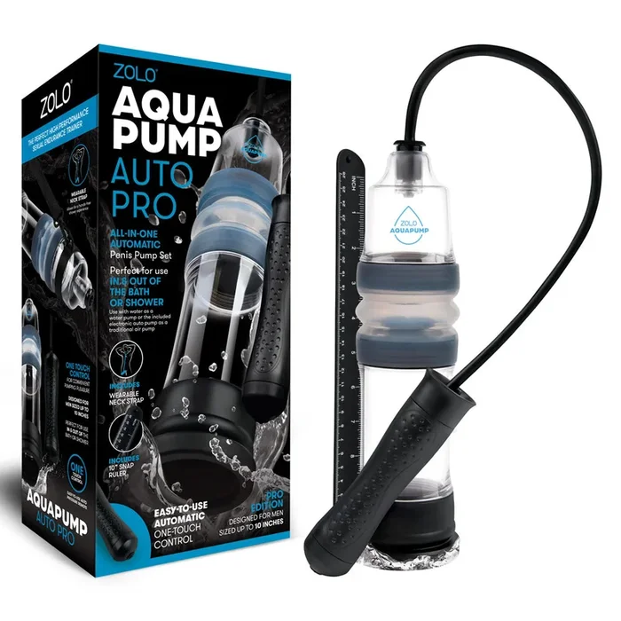 Zolo Aquapump Auto Pro – Clear Auto Water Penis Pump